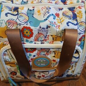 Lily Bloom Cat Furry Friend Wheeled Carry-on Bag